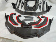 DRY CARBON BODY KIT for LAMBORGHINI REVUELTO 2023+

Set includes:

Front Lip
Side Skirts
Engine Cover
Rear Spoiler
Rear Diffuser

Material: Dry Carbon

NOTE: Professional installation is required.

CONTACT US FOR PRICING

Payment ►
Visa

Mastercard

PayPal with a credit card (add 4.4% at checkout)
Payoneer
Cryptocurrency
Shipment ►
By express DHL/UPS/TNT/FedEx
To the local international airport
Special line by air
Special line by the sea
To Europe and the UK by train

Please let us know which shipping optio