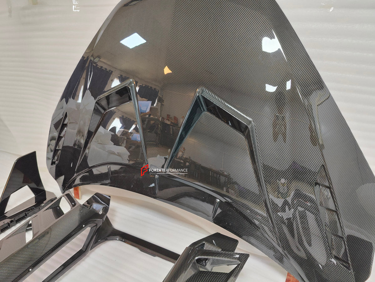 DRY CARBON BODY KIT for LAMBORGHINI REVUELTO 2023+

Set includes:

Front Lip
Side Skirts
Engine Cover
Rear Spoiler
Rear Diffuser

Material: Dry Carbon

NOTE: Professional installation is required.

CONTACT US FOR PRICING

Payment ►
Visa

Mastercard

PayPal with a credit card (add 4.4% at checkout)
Payoneer
Cryptocurrency
Shipment ►
By express DHL/UPS/TNT/FedEx
To the local international airport
Special line by air
Special line by the sea
To Europe and the UK by train

Please let us know which shipping optio