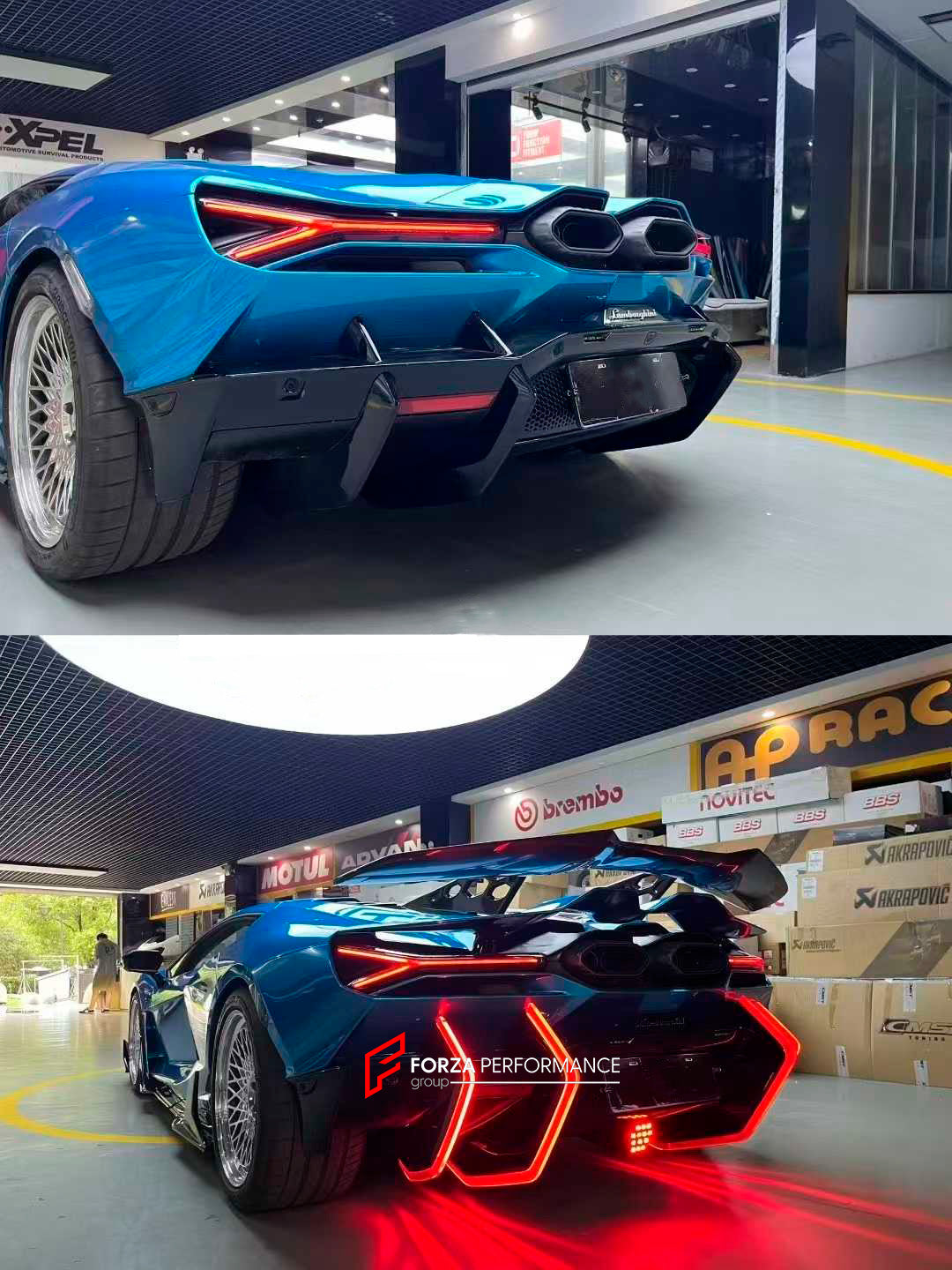 DRY CARBON BODY KIT for LAMBORGHINI REVUELTO 2023+

Set includes:

Front Lip
Side Skirts
Engine Cover
Rear Spoiler
Rear Diffuser

Material: Dry Carbon

NOTE: Professional installation is required.