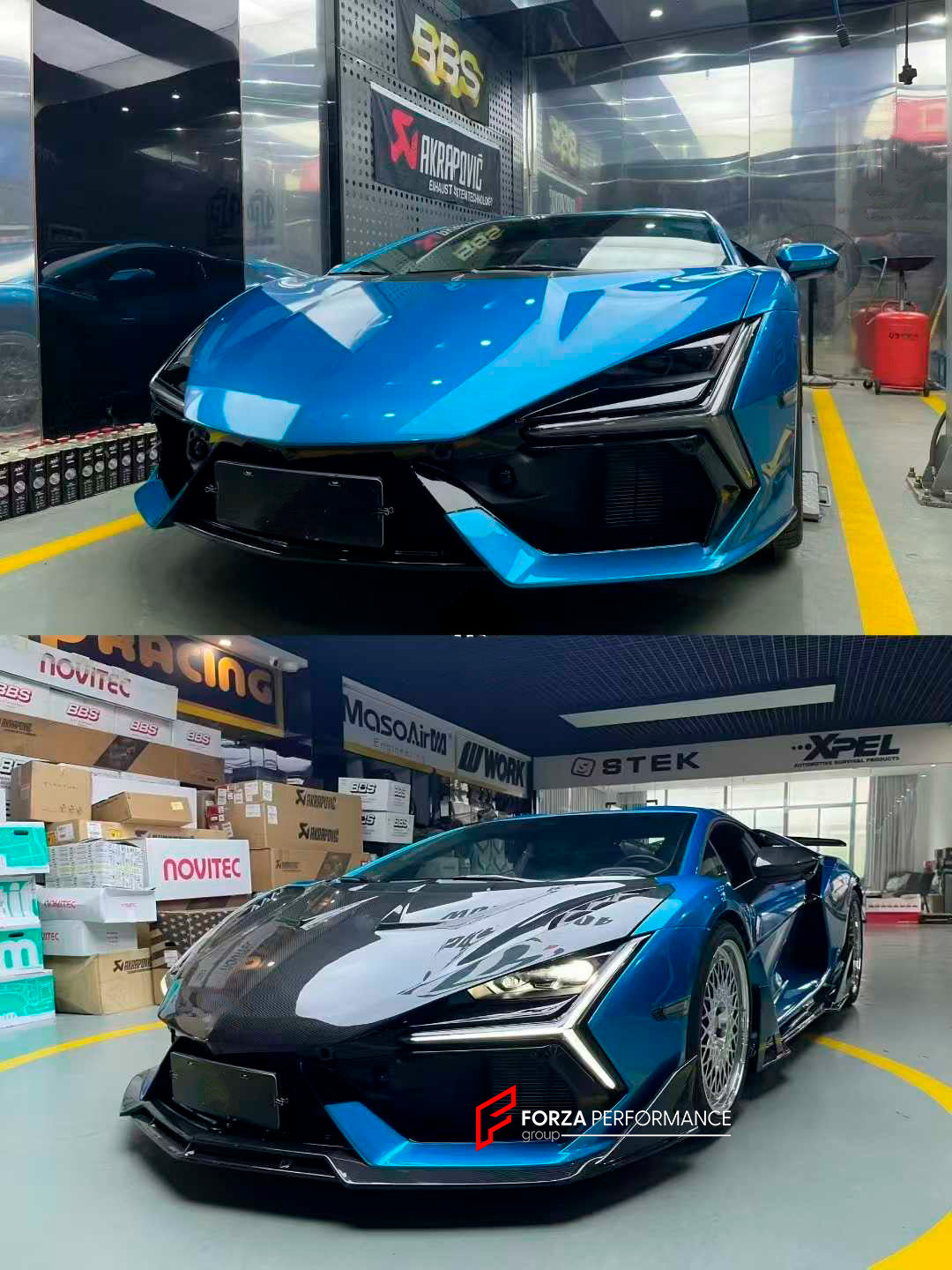 DRY CARBON SIDE SKIRTS for LAMBORGHINI REVUELTO 2023+
