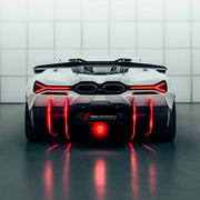 DRY CARBON BODY KIT for LAMBORGHINI REVUELTO 2023+ FORZA PERFORMANCE custom fit Duke Dynamics
Set includes:

Front Lip
Hood Bonnet
Side Skirts
Engine Cover
Rear Spoiler Wing
Rear Diffuser
Material: Dry Carbon

NOTE: Professional installation is required.