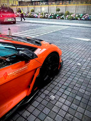 DRY CARBON BODY KIT for LAMBORGHINI REVUELTO 2023+ FORZA PERFORMANCE custom fit Duke Dynamics
Set includes:

Front Lip
Hood Bonnet
Side Skirts
Engine Cover
Rear Spoiler Wing
Rear Diffuser
Material: Dry Carbon

NOTE: Professional installation is required.