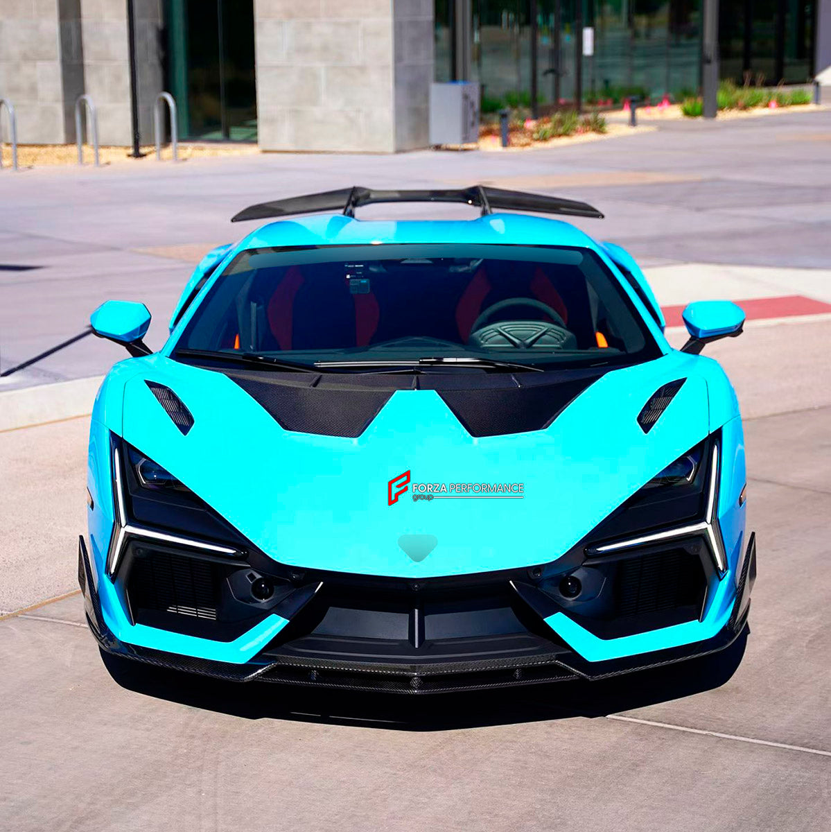 DRY CARBON BODY KIT for LAMBORGHINI REVUELTO 2023+ FORZA PERFORMANCE custom fit Duke Dynamics
Set includes:

Front Lip
Hood Bonnet
Side Skirts
Engine Cover
Rear Spoiler Wing
Rear Diffuser
Material: Dry Carbon

NOTE: Professional installation is required.