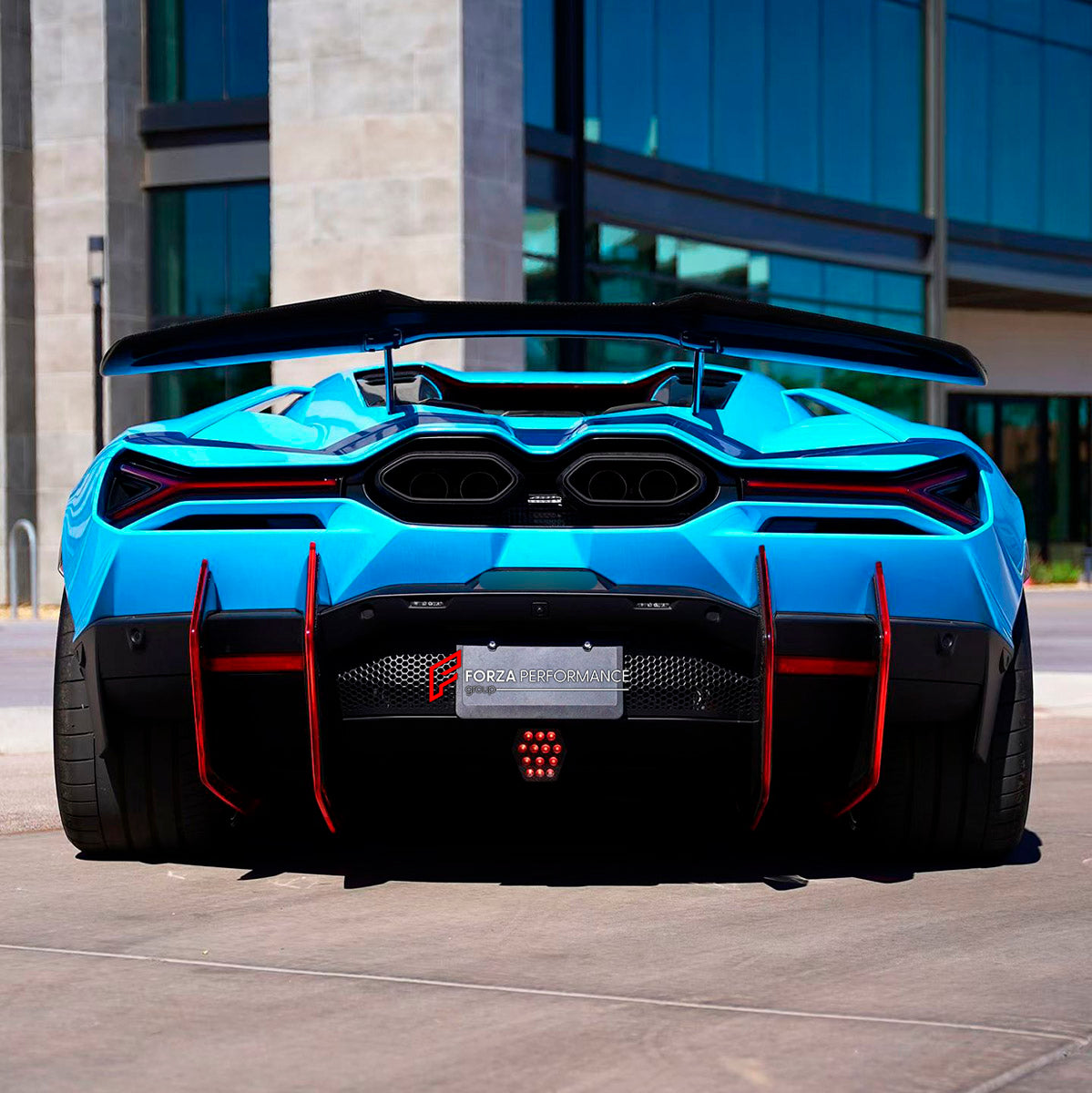 DRY CARBON BODY KIT for LAMBORGHINI REVUELTO 2023+ FORZA PERFORMANCE custom fit Duke Dynamics
Set includes:

Front Lip
Hood Bonnet
Side Skirts
Engine Cover
Rear Spoiler Wing
Rear Diffuser
Material: Dry Carbon

NOTE: Professional installation is required.