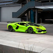 DRY CARBON BODY KIT for LAMBORGHINI REVUELTO 2023+ FORZA PERFORMANCE custom fit Duke Dynamics
Set includes:

Front Lip
Hood Bonnet
Side Skirts
Engine Cover
Rear Spoiler Wing
Rear Diffuser
Material: Dry Carbon

NOTE: Professional installation is required.