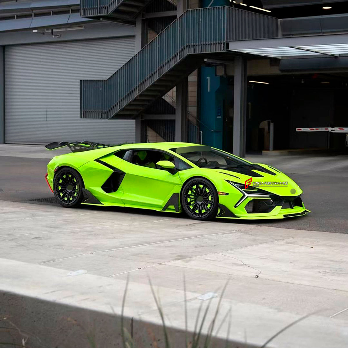 DRY CARBON BODY KIT for LAMBORGHINI REVUELTO 2023+ FORZA PERFORMANCE custom fit Duke Dynamics
Set includes:

Front Lip
Hood Bonnet
Side Skirts
Engine Cover
Rear Spoiler Wing
Rear Diffuser
Material: Dry Carbon

NOTE: Professional installation is required.