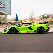 DRY CARBON BODY KIT for LAMBORGHINI REVUELTO 2023+ FORZA PERFORMANCE custom fit Duke Dynamics
Set includes:

Front Lip
Hood Bonnet
Side Skirts
Engine Cover
Rear Spoiler Wing
Rear Diffuser
Material: Dry Carbon

NOTE: Professional installation is required.