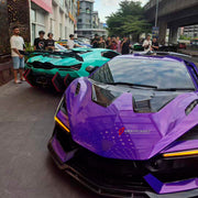 DRY CARBON BODY KIT for LAMBORGHINI REVUELTO 2023+ FORZA PERFORMANCE custom fit Duke Dynamics
Set includes:

Front Lip
Hood Bonnet
Side Skirts
Engine Cover
Rear Spoiler Wing
Rear Diffuser
Material: Dry Carbon

NOTE: Professional installation is required.