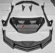 DRY CARBON BODY KIT for LAMBORGHINI REVUELTO 2023+ FORZA PERFORMANCE custom fit Duke Dynamics
Set includes:

Front Lip
Hood Bonnet
Side Skirts
Engine Cover
Rear Spoiler Wing
Rear Diffuser
Material: Dry Carbon

NOTE: Professional installation is required.