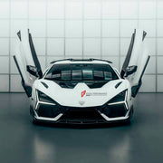 DRY CARBON BODY KIT for LAMBORGHINI REVUELTO 2023+ FORZA PERFORMANCE custom fit Duke Dynamics
Set includes:

Front Lip
Hood Bonnet
Side Skirts
Engine Cover
Rear Spoiler Wing
Rear Diffuser
Material: Dry Carbon

NOTE: Professional installation is required.