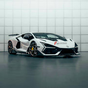 DRY CARBON BODY KIT for LAMBORGHINI REVUELTO 2023+ FORZA PERFORMANCE custom fit Duke Dynamics
Set includes:

Front Lip
Hood Bonnet
Side Skirts
Engine Cover
Rear Spoiler Wing
Rear Diffuser
Material: Dry Carbon

NOTE: Professional installation is required.