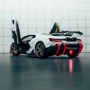 DRY CARBON BODY KIT for LAMBORGHINI REVUELTO 2023+ FORZA PERFORMANCE custom fit Duke Dynamics
Set includes:

Front Lip
Hood Bonnet
Side Skirts
Engine Cover
Rear Spoiler Wing
Rear Diffuser
Material: Dry Carbon

NOTE: Professional installation is required.