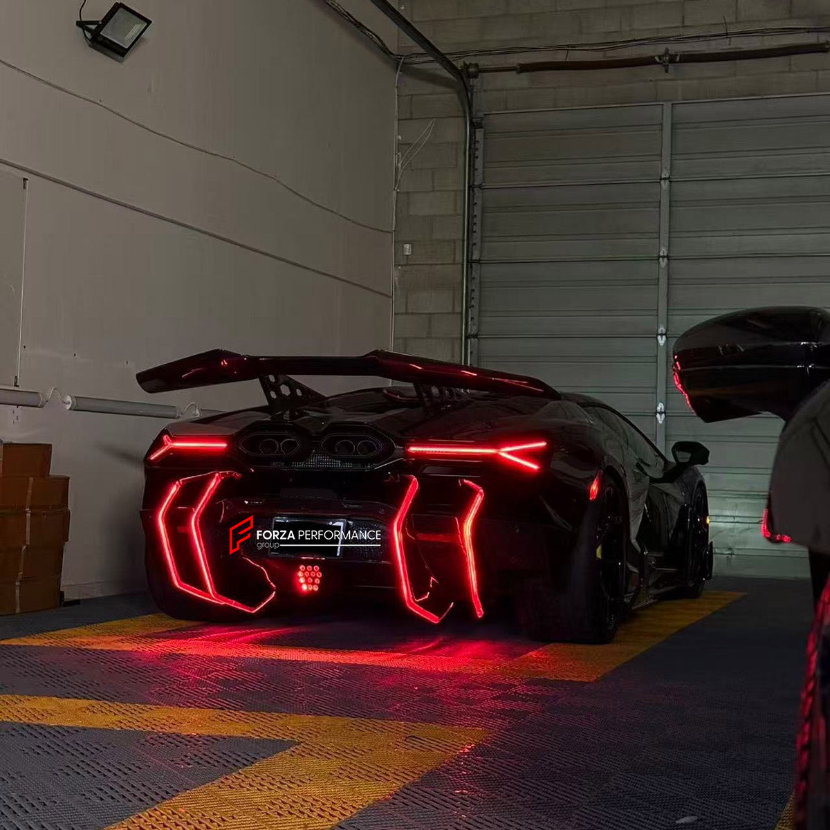 DRY CARBON BODY KIT for LAMBORGHINI REVUELTO 2023+ FORZA PERFORMANCE custom fit DK Style

Set includes:
Front Lip
Side Skirts
Rear Spoiler Wing
Engine Cover
Rear Diffuser

Material: Dry Carbon

NOTE: Professional installation is required.