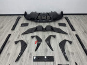 DRY CARBON BODY KIT for LAMBORGHINI REVUELTO 2023+ FORZA PERFORMANCE custom fit Mansory Style

Set includes:
Front Lip
Front Bumper Canards
Hood Bonnet
Side Fender Vents
Side Skirts
Rear Spoiler Wing
Rear Diffuser

Material: Dry Carbon, Carbon

NOTE: Professional installation is required.