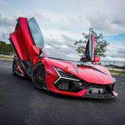 DRY CARBON BODY KIT for LAMBORGHINI REVUELTO 2023+ FORZA PERFORMANCE custom fit Mansory Style

Set includes:
Front Lip
Front Bumper Canards
Hood Bonnet
Side Fender Vents
Side Skirts
Rear Diffuser

Material: Dry Carbon

NOTE: Professional installation is required.