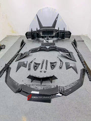 DRY CARBON BODY KIT for LAMBORGHINI REVUELTO 2023+ FORZA PERFORMANCE custom fit Mansory Style

Set includes:
Front Lip
Front Bumper Canards
Hood Bonnet
Side Fender Vents
Side Skirts
Rear Diffuser

Material: Dry Carbon

NOTE: Professional installation is required.