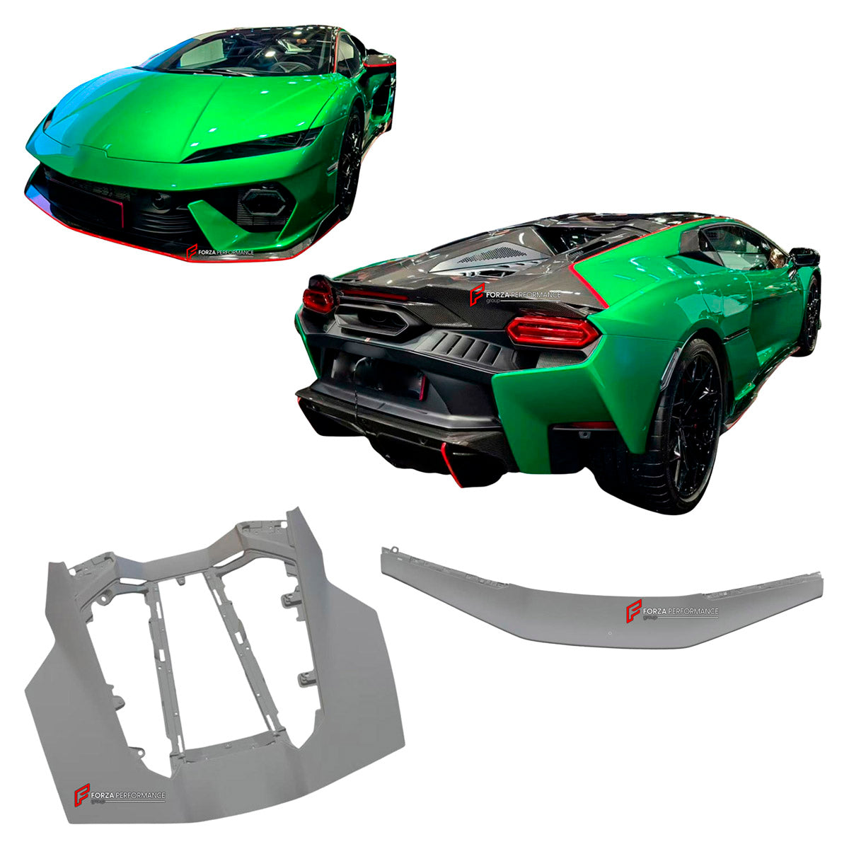 DRY CARBON BODY KIT for Lamborghini Temerario 2025+
Set includes:

Engine Cover Lid
Rear Spoiler Wing
Material: Dry Carbon

NOTE: Professional installation is required.