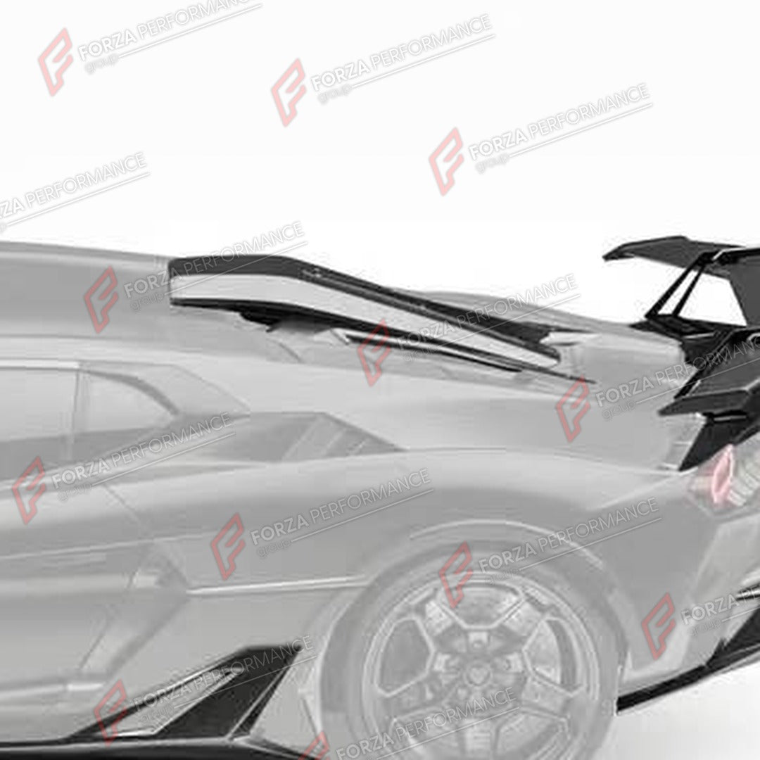 DRY CARBON BODY KIT for LAMBORGHINI TEMERARIO 2025+

Set includes:
Front Lip
Hood
Side Skirts
Rear Diffuser
Rear Spoiler
Ducktail Spoiler
Roof Scoop

Material: Dry Carbon

NOTE: Professional installation is required.