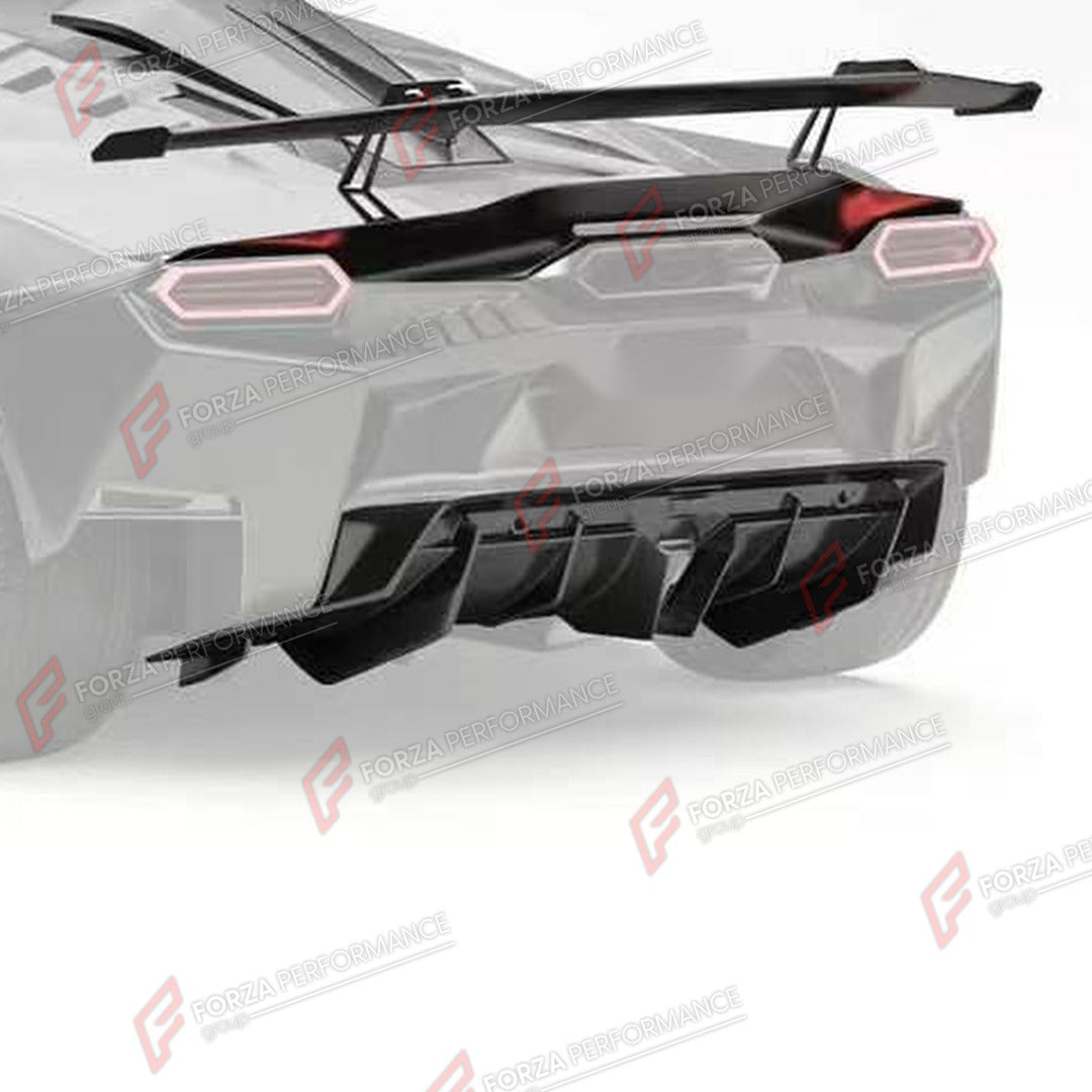 DRY CARBON BODY KIT for LAMBORGHINI TEMERARIO 2025+

Set includes:
Front Lip
Hood
Side Skirts
Rear Diffuser
Rear Spoiler
Ducktail Spoiler
Roof Scoop

Material: Dry Carbon

NOTE: Professional installation is required.