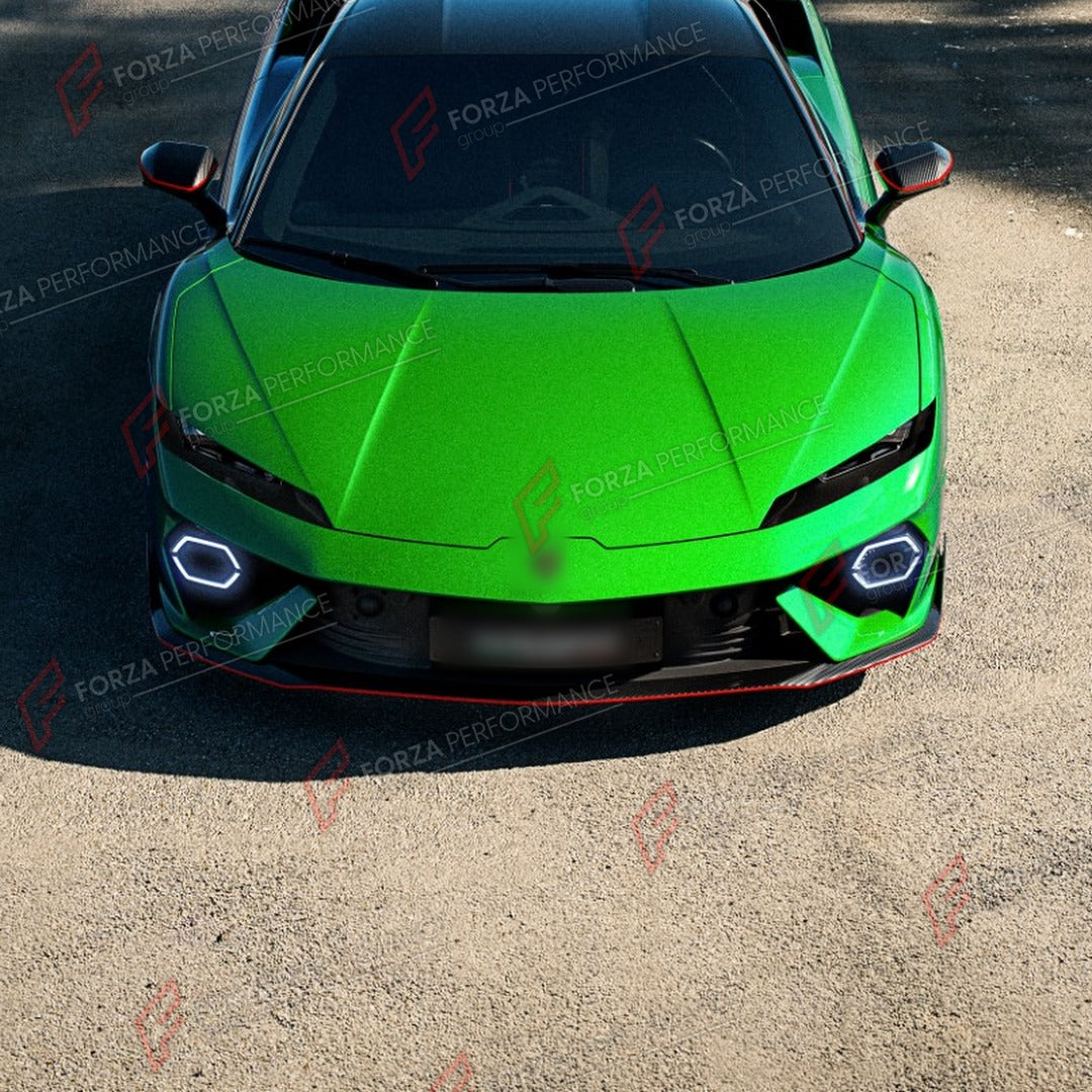DRY CARBON BODY KIT for LAMBORGHINI TEMERARIO 2025+

Set includes:
Front Lip
Side Skirts
Engine Lid
Rear Spoiler

Material: Dry Carbon

NOTE: Professional installation is required.