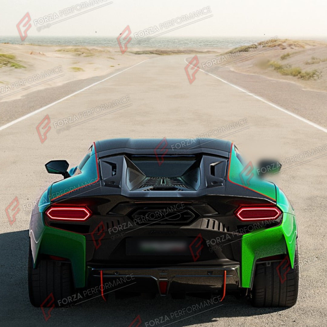 DRY CARBON BODY KIT for LAMBORGHINI TEMERARIO 2025+

Set includes:
Front Lip
Side Skirts
Engine Lid
Rear Spoiler

Material: Dry Carbon

NOTE: Professional installation is required.