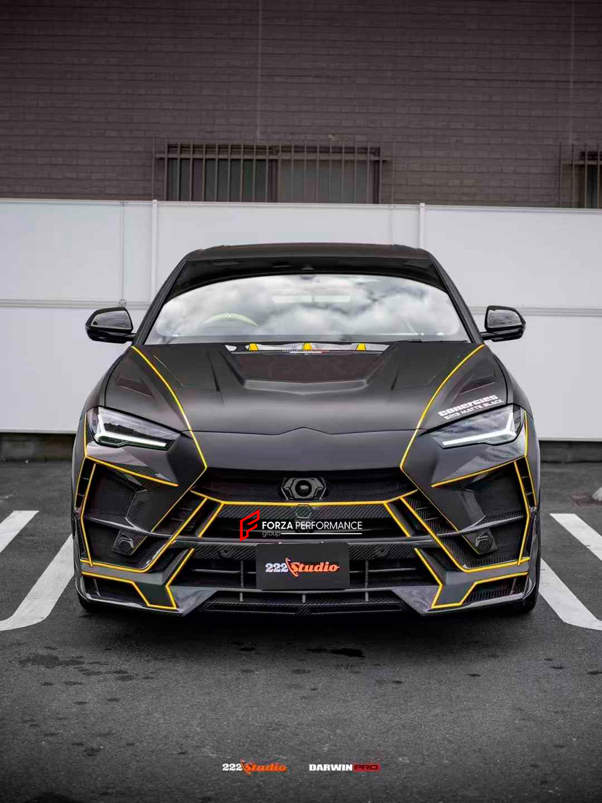 AUTHENTIC DARWINPRO DRY CARBON BODY KIT FOR LAMBORGHINI URUS 2018+

Set includes:

Front Lip
Front Bumper

Hood
Side Fenders
Side Skirts
Roof Spoiler
Rear Spoiler
Rear Bumper
Rear Side Fenders
Rear Diffuser

Material: Dry Carbon

Note: Professional installation is required

CONTACT US FOR PRICING

Payment ►
Visa
Mastercard
PayPal with a credit card (add 4.4% at checkout)
Payoneer
Cryptocurrency
Shipment ►
By express DHL/UPS/TNT/FedEx
To the local international airport
Special line by air
Special line by the