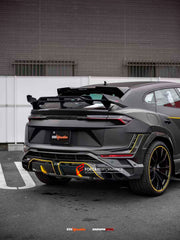 AUTHENTIC DARWINPRO DRY CARBON BODY KIT FOR LAMBORGHINI URUS 2018+

Set includes:

Front Lip
Front Bumper

Hood
Side Fenders
Side Skirts
Roof Spoiler
Rear Spoiler
Rear Bumper
Rear Side Fenders
Rear Diffuser

Material: Dry Carbon

Note: Professional installation is required

CONTACT US FOR PRICING

Payment ►
Visa
Mastercard
PayPal with a credit card (add 4.4% at checkout)
Payoneer
Cryptocurrency
Shipment ►
By express DHL/UPS/TNT/FedEx
To the local international airport
Special line by air
Special line by the
