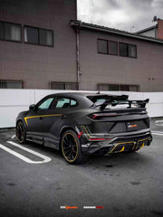 AUTHENTIC DARWINPRO DRY CARBON BODY KIT FOR LAMBORGHINI URUS 2018+

Set includes:

Front Lip
Front Bumper

Hood
Side Fenders
Side Skirts
Roof Spoiler
Rear Spoiler
Rear Bumper
Rear Side Fenders
Rear Diffuser

Material: Dry Carbon

Note: Professional installation is required

CONTACT US FOR PRICING

Payment ►
Visa
Mastercard
PayPal with a credit card (add 4.4% at checkout)
Payoneer
Cryptocurrency
Shipment ►
By express DHL/UPS/TNT/FedEx
To the local international airport
Special line by air
Special line by the