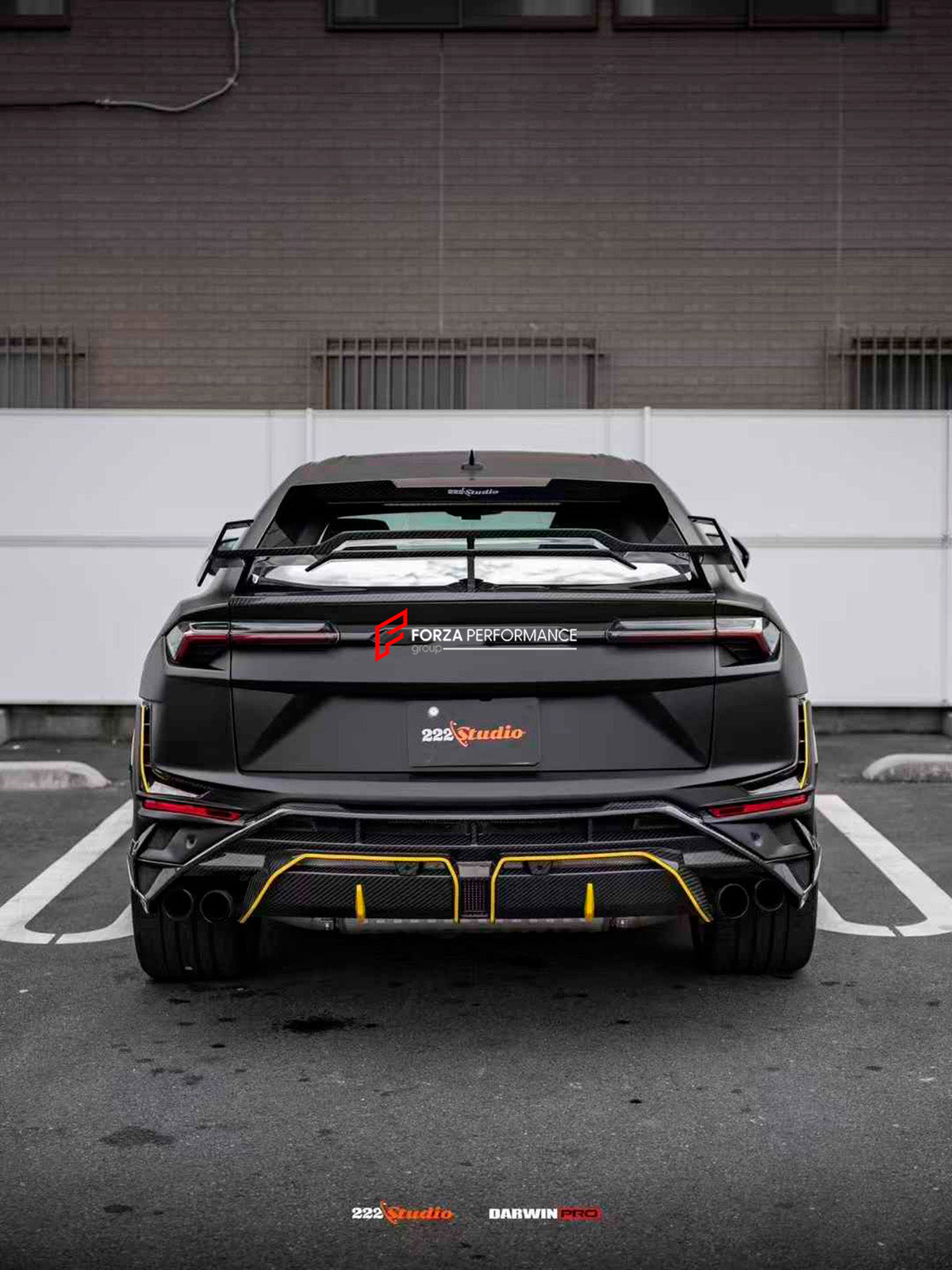AUTHENTIC DARWINPRO DRY CARBON BODY KIT FOR LAMBORGHINI URUS 2018+

Set includes:

Front Lip
Front Bumper

Hood
Side Fenders
Side Skirts
Roof Spoiler
Rear Spoiler
Rear Bumper
Rear Side Fenders
Rear Diffuser

Material: Dry Carbon

Note: Professional installation is required

CONTACT US FOR PRICING

Payment ►
Visa
Mastercard
PayPal with a credit card (add 4.4% at checkout)
Payoneer
Cryptocurrency
Shipment ►
By express DHL/UPS/TNT/FedEx
To the local international airport
Special line by air
Special line by the