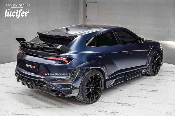 DRY CARBON BODY KIT FOR LAMBORGHINI URUS 2018+

Set includes:

Front Lip
Front Bumper

Hood
Side Fenders
Side Skirts
Roof Spoiler
Rear Spoiler
Rear Bumper
Rear Side Fenders
Rear Diffuser

Material: Dry Carbon

Note: Professional installation is required

CONTACT US FOR PRICING

Payment ►
Visa
Mastercard
PayPal with a credit card (add 4.4% at checkout)
Payoneer
Cryptocurrency
Shipment ►
By express DHL/UPS/TNT/FedEx
To the local international airport
Special line by air
Special line by the sea
To Europe and t