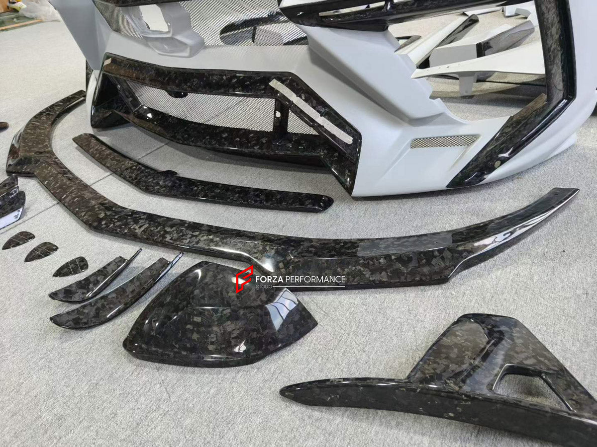DRY CARBON BODY KIT for LAMBORGHINI URUS 2018+ FORZA PERFORMANCE custom fit Mansory Style

Set includes:
Front Lip
Front Bumper Assembly
Hood Bonnet
Front Fenders
Fender Flares
Side Mirror Covers
Side Skirts
Rear Spoiler Wing
Rear Bumper
Rear Diffuser

Material: Dry Carbon

NOTE: Professional installation is required.