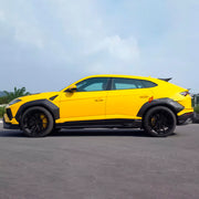 DRY CARBON BODY KIT for Lamborghini Urus S 2023+
Set includes:

Front Lip
Front Bumper Fins
Front Fenders
Front Fender Vents
Rear Fenders
Roof Spoiler
Ducktail Spoiler
Rear Diffuser
Material: Dry Carbon

NOTE: Professional installation is required.