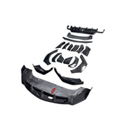 DRY CARBON BODY KIT for Lamborghini Urus S 2023+
Set includes:

Front Lip
Front Bumper Fins
Front Fenders
Front Fender Vents
Rear Fenders
Roof Spoiler
Ducktail Spoiler
Rear Diffuser
Material: Dry Carbon

NOTE: Professional installation is required.
