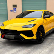 DRY CARBON BODY KIT for LAMBORGHINI URUS S 2022+ FORZA PERFORMANCE custom fit Performante Style

Set includes:
Front Lip
Front Lip Splitter
Fender Flares
Side Skirts
Roof Spoiler
Ducktail Spoiler
Rear Diffuser

Material: Dry Carbon

NOTE: Professional installation is required.