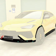 DRY CARBON BODY KIT for LAMBORGHINI URUS S 2022+ FORZA PERFORMANCE custom fit Performante Style

Set includes:
Front Lip
Front Lip Splitter
Fender Flares
Side Skirts
Roof Spoiler
Ducktail Spoiler
Rear Diffuser

Material: Dry Carbon

NOTE: Professional installation is required.