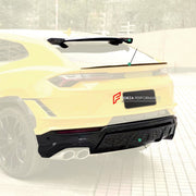 DRY CARBON BODY KIT for LAMBORGHINI URUS S 2022+ FORZA PERFORMANCE custom fit Performante Style

Set includes:
Front Lip
Front Lip Splitter
Fender Flares
Side Skirts
Roof Spoiler
Ducktail Spoiler
Rear Diffuser

Material: Dry Carbon

NOTE: Professional installation is required.