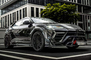 DRY CARBON BODY KIT for LAMBORGHINI URUS SE 2024+ FORZA PERFORMANCE custom fit Mansory Style

Set includes:
Front Lip
Front Bumper Assembly
Hood Bonnet
Front Fenders
Fender Flares
Side Mirror Covers
Side Skirts
Roof Spoiler
Rear Spoiler Wing
Rear Bumper
Rear Diffuser

Material: Dry Carbon

NOTE: Professional installation is required.