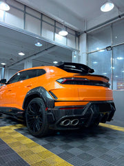 DRY CARBON BODY KIT for LAMBORGHINI URUS SE 2024+
Set includes:

Front Lip
Hood Bonnet
Fender Flares
Side Skirts
Roof Spoiler
Ducktail Spoiler
Rear Diffuser
Material: Dry Carbon

NOTE: Professional installation is required.