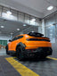 DRY CARBON BODY KIT for LAMBORGHINI URUS SE 2024+
Set includes:

Front Lip
Hood Bonnet
Fender Flares
Side Skirts
Roof Spoiler
Ducktail Spoiler
Rear Diffuser
Material: Dry Carbon

NOTE: Professional installation is required.