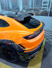DRY CARBON BODY KIT for LAMBORGHINI URUS SE 2024+
Set includes:

Front Lip
Hood Bonnet
Fender Flares
Side Skirts
Roof Spoiler
Ducktail Spoiler
Rear Diffuser
Material: Dry Carbon

NOTE: Professional installation is required.