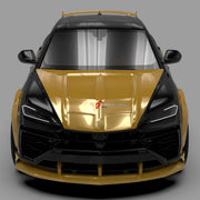 DRY CARBON BODY KIT for Lamborghini Urus SE 2024+
Set includes:

Front Lip
Hood Bonnet
Front Fenders
Front Fender Vents
Side Skirts
Rear Fenders
Roof Spoiler
Ducktail Spoiler
Rear Bumper Fins
Rear Diffuser
Material: Dry Carbon

NOTE: Professional installation is required.