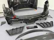 DRY CARBON BODY KIT with EXHAUST SYSTEM for LAMBORGHINI URUS SE 2024+ FORZA PERFORMANCE custom fit VENATUS SE buy
Set includes:

Front Bumper Assembly
Hood Bonnet
Hood Bonnet Trims
Front Fenders
Front Fender Flares
Front Fender Vents
Side Mirror Covers
Side Skirts
Rear Fenders
Rear Fender Flares
Roof Spoiler
Trunk Lid Wing Spoiler
Rear Diffuser
Exhaust System
Material: Dry Carbon

NOTE: Professional installation is required.