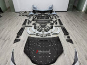 DRY CARBON BODY KIT for LAMBORGHINI URUS SE 2024+ FORZA PERFORMANCE custom fit Mansory Style

Set includes:
Front Lip
Front Bumper Assembly
Front Grille
Hood Bonnet
Fender Flares
Fenders
Side Skirts
Roof Spoiler
Ducktail Spoiler
Rear Spoiler Wing
Rear Bumper Assembly
Rear Diffuser
Exhaust System

Material: Dry Carbon

NOTE: Professional installation is required.