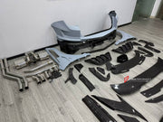 DRY CARBON BODY KIT for LAMBORGHINI URUS SE 2024+ FORZA PERFORMANCE custom fit Mansory Style

Set includes:
Front Lip
Front Bumper Assembly
Front Grille
Hood Bonnet
Fender Flares
Fenders
Side Skirts
Roof Spoiler
Ducktail Spoiler
Rear Spoiler Wing
Rear Bumper Assembly
Rear Diffuser
Exhaust System

Material: Dry Carbon

NOTE: Professional installation is required.