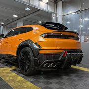 DRY CARBON BODY KIT for LAMBORGHINI URUS SE 2024+ FORZA PERFORMANCE custom fit U Style

Set includes:
Front Lip
Hood Bonnet
Fender Flares
Side Skirts
Roof Spoiler
Ducktail Spoiler
Rear Bumper Fins
Rear Diffuser

Material: Dry Carbon

NOTE: Professional installation is required.