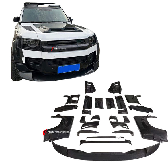 KAHN STYLE DRY CARBON BODY KIT FOR LAND ROVER DEFENDER L663 110 2019+