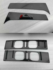 DRY CARBON BODY KIT for LAND ROVER DEFENDER L663 110 2020+

Set includes:

Front Lip
Front Bumper
Front Canards
Front Grille
Headlight Covers
Hood
Roof LED DRL Bar
Fender Flares
Side Mirror Covers
Door Panels
Side Skirts
Roof Spoiler
Tail Lights Covers
Rear Bumper
Rear Diffuser
Exhaust Tips
Spare Tire Cover
Material: Dry Carbon

Note: Professional installation is required.