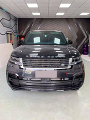 DRY CARBON BODY KIT for LAND ROVER RANGE ROVER L460 2021+ Forza Performance Custom fit B Style

Set includes:
Front Bumper
Front Lip
Front Bumper Air Intake Trims
Front Fender Flares
Side Skirts
Rear Fender Flares
Rear Diffuser
Rear Roof Spoiler

Material: Dry Carbon

NOTE: Professional installation is required.