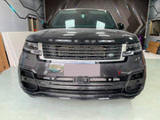 DRY CARBON BODY KIT for LAND ROVER RANGE ROVER L460 2021+ Forza Performance Custom fit B Style

Set includes:
Front Bumper
Front Lip
Front Bumper Air Intake Trims
Front Fender Flares
Side Skirts
Rear Fender Flares
Rear Diffuser
Rear Roof Spoiler

Material: Dry Carbon

NOTE: Professional installation is required.