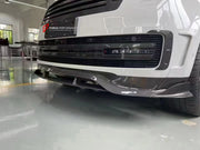 DRY CARBON BODY KIT for LAND ROVER RANGE ROVER L460 2021+ FORZA PERFORMANCE custom fit Mansory Style

Set includes:
Front Lip
Front Bumper Air Vent Covers
Front Grille
Hood Bonnet
Side Fender Vents
Fender Flares
Side Mirror Covers
Side Skirts
Roof Spoiler
Ducktail Spoiler
Rear Diffuser

Material: Dry Carbon, Carbon

NOTE: Professional installation is required.